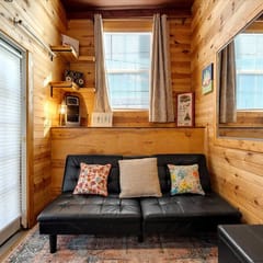 Farm Stay Tiny House with King Bed & Fire Pit
